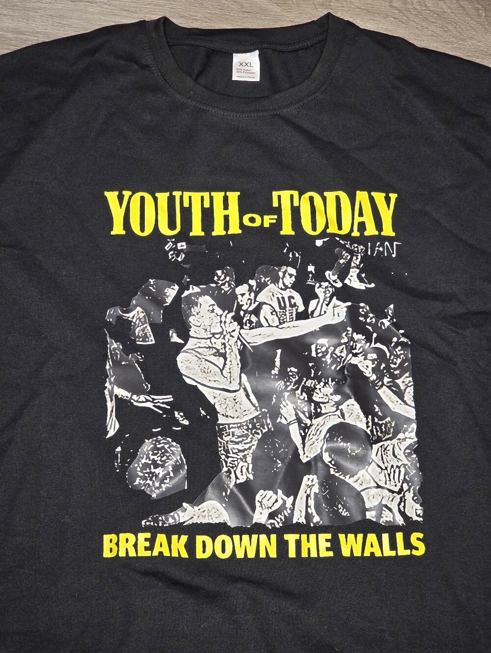 Youth Of Today Break Down The Walls Tshirt XXL Hardcore Punk Crowd Performance